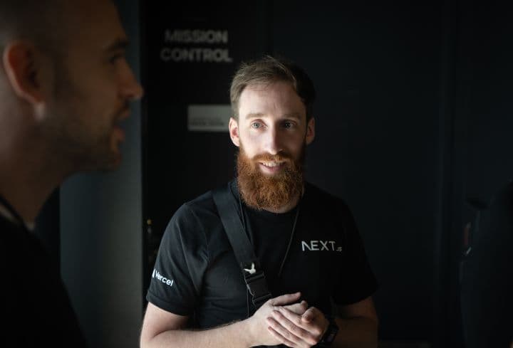 a man with a beard and a black shirt