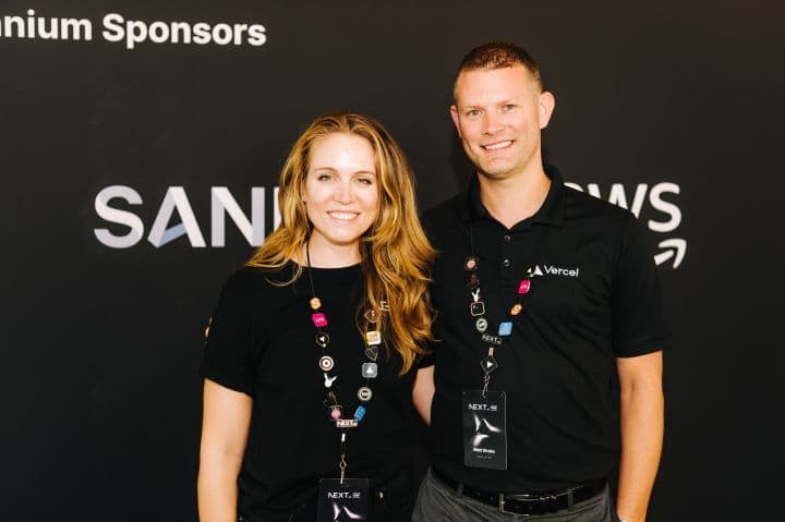 a man and a woman standing next to each other