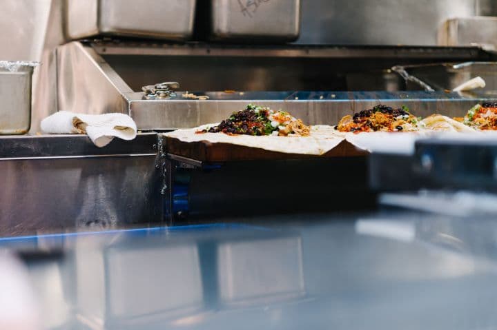 a bunch of food that is sitting on a table