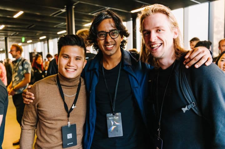 a group of men standing next to each other